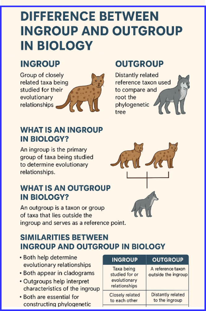 Difference Between Ingroup and Outgroup in Biology