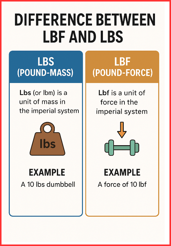 Difference Between Lbf and Lbs
