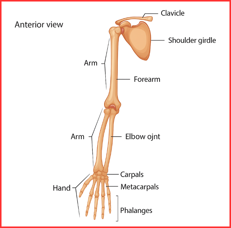difference between hand and arm