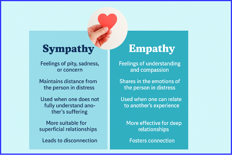 difference between sympathy and empathy