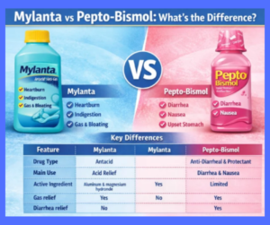 Mylanta vs Pepto Bismol: What’s the Difference?