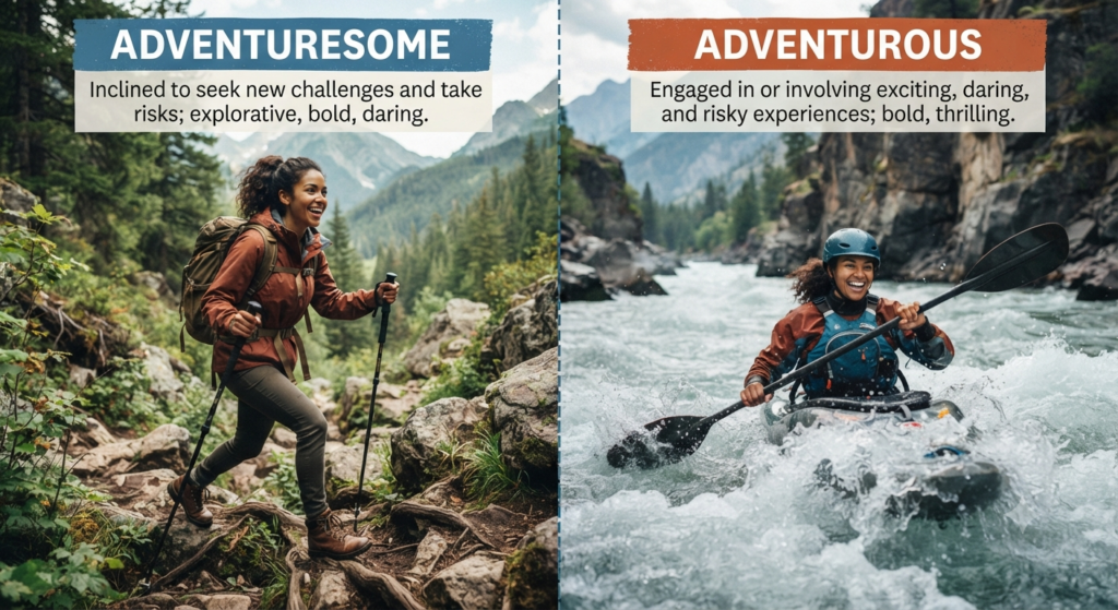 Adventuresome vs. Adventurous