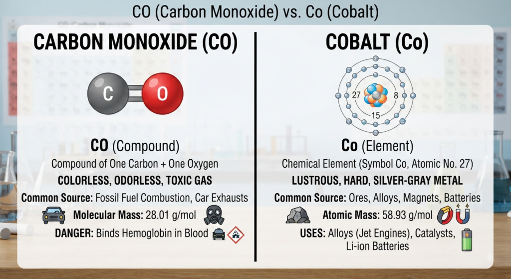 CO vs. Co