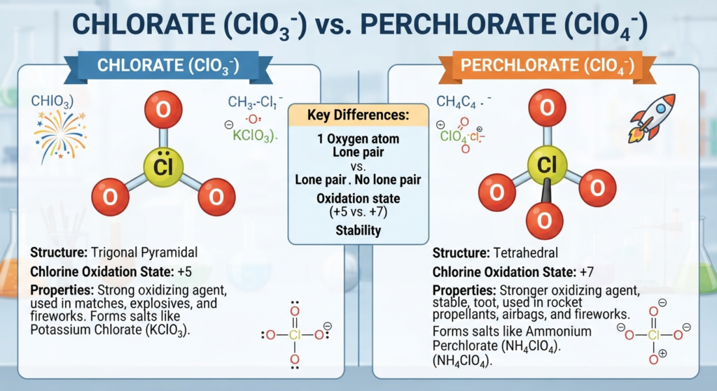 Chlorate vs. Perchlorate