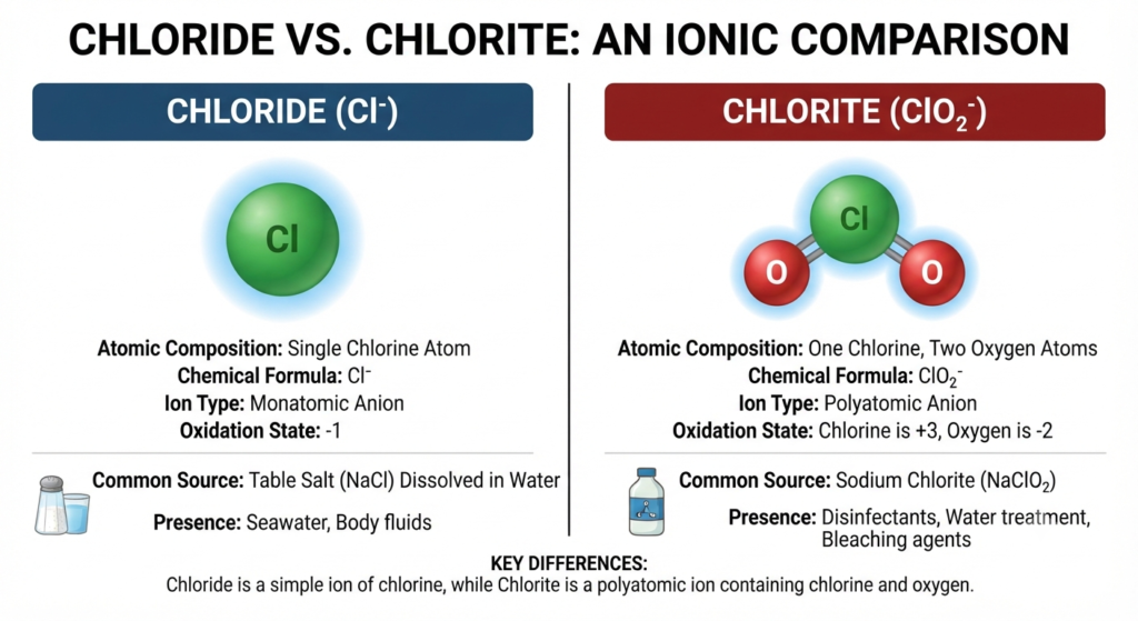 Chloride vs. Chlorite