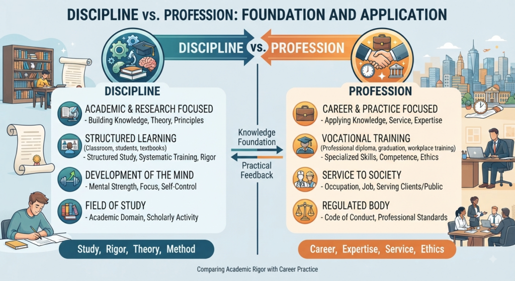 Discipline vs. Profession