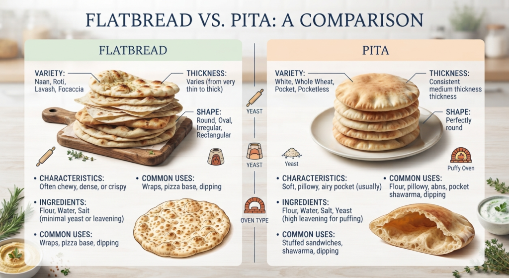 Flatbread vs. Pita