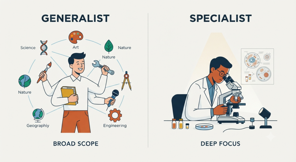Generalist vs. Specialist 