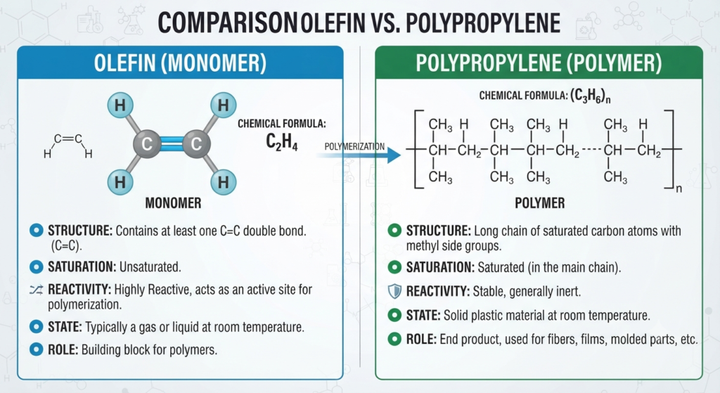 Olefin vs. Polypropylene