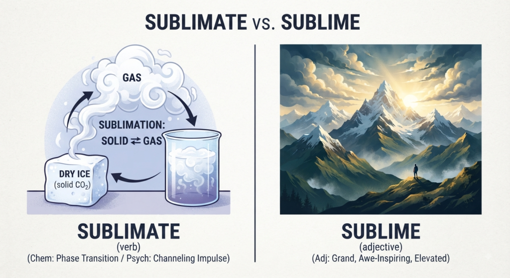 Sublimate vs. Sublime