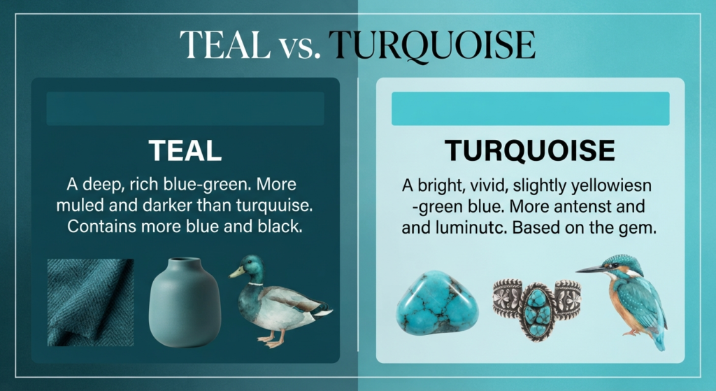 Teal vs. Turquoise